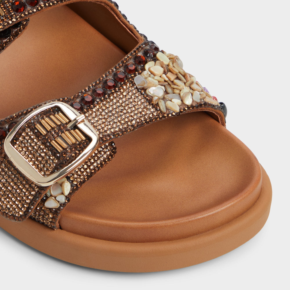 Bohochic Open Brown Women's Footbed sandals - Footbed sandal