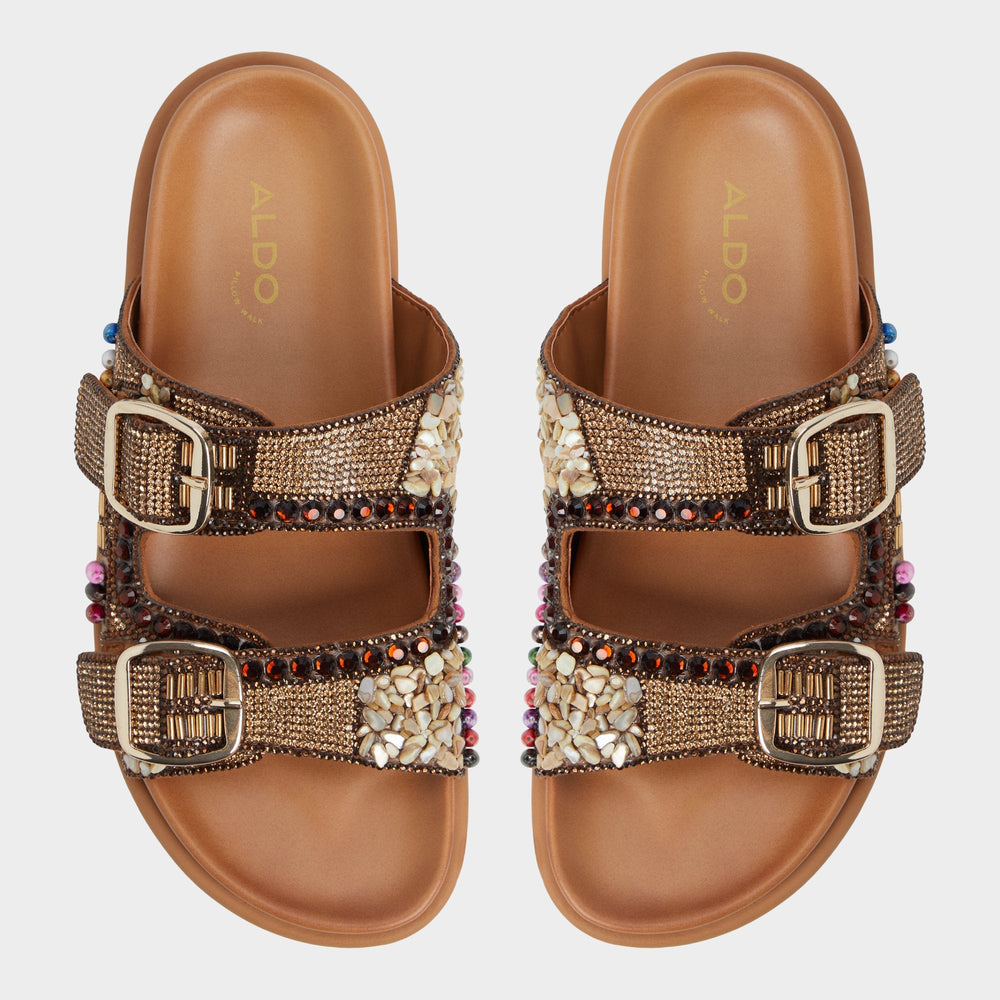 Bohochic Open Brown Women's Footbed sandals - Footbed sandal