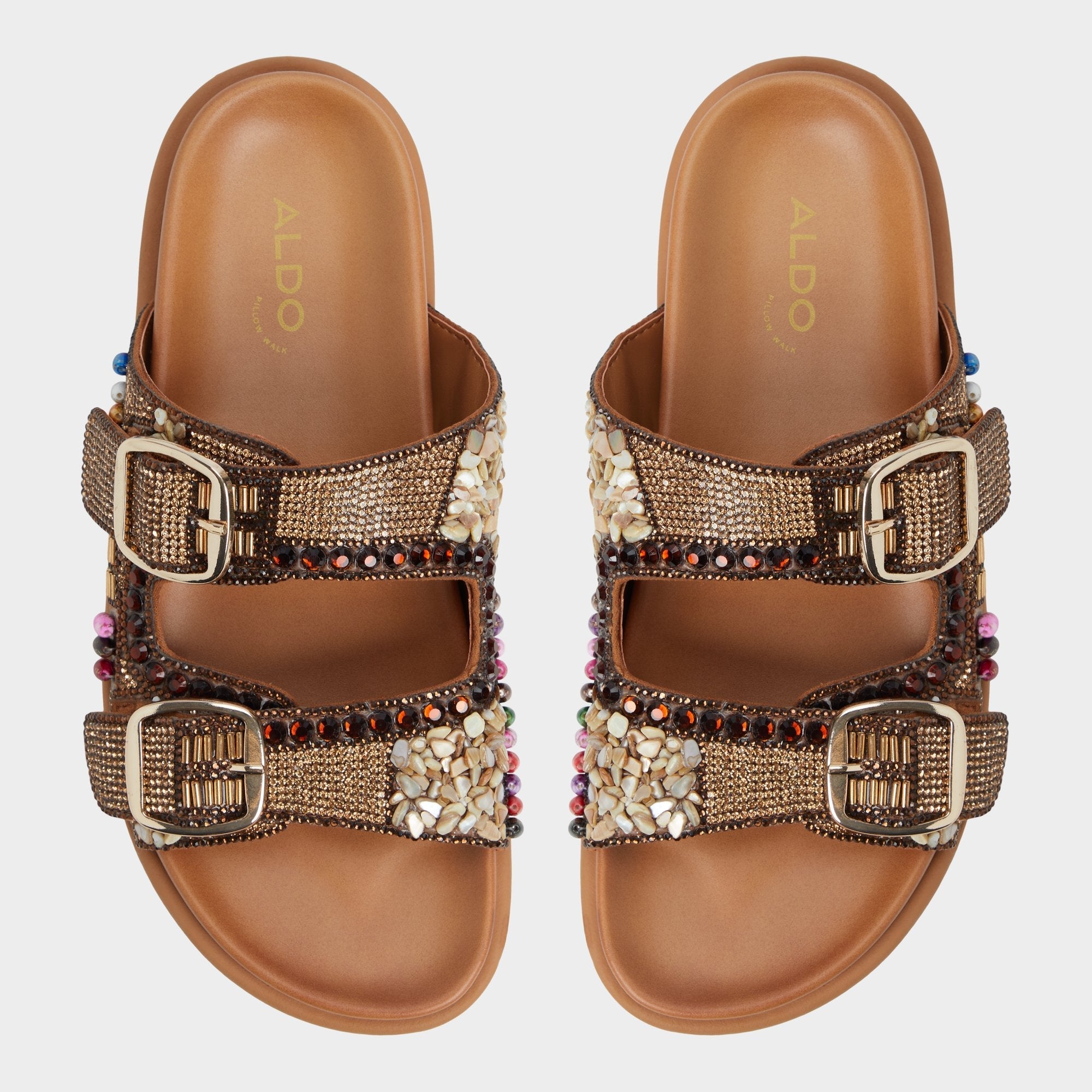 Bohochic Open Brown Women's Footbed sandals - Footbed sandal
