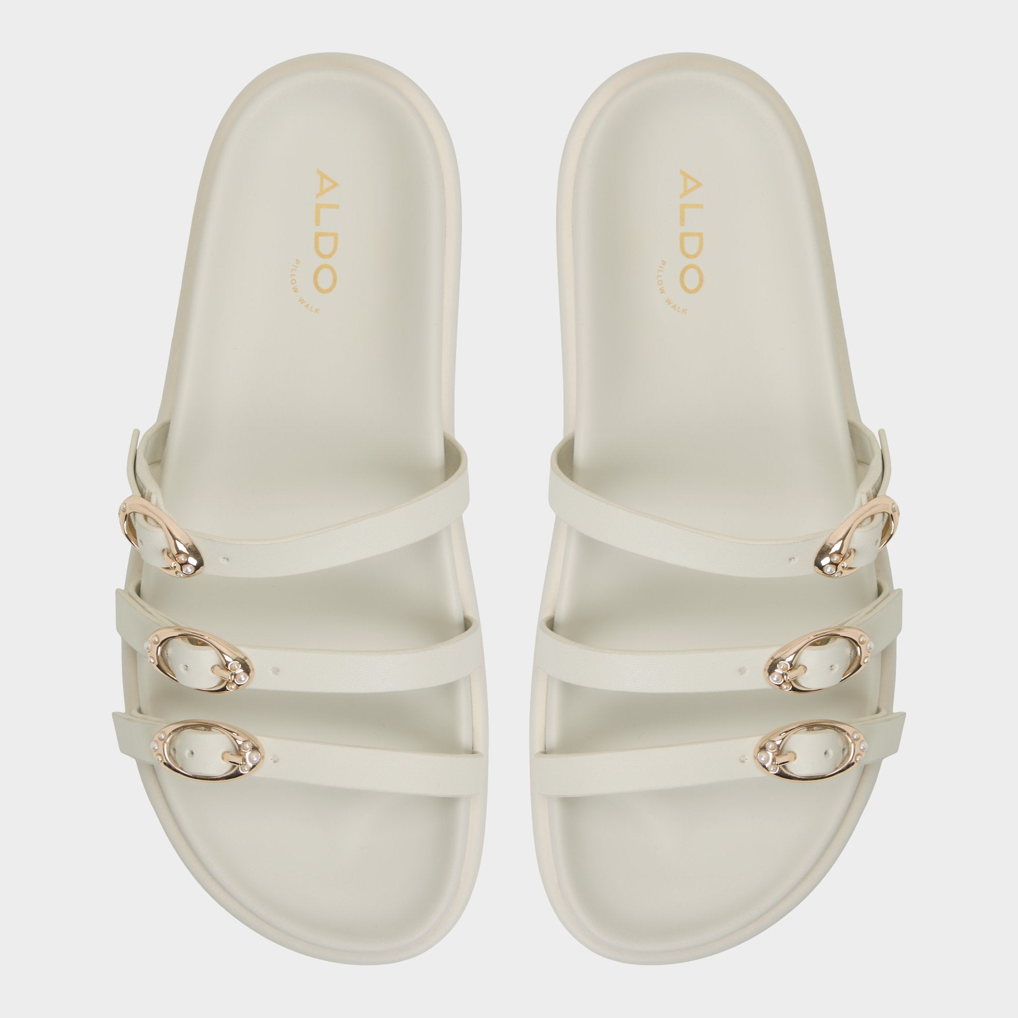 Footbed sandal Zephyra White Women's Footbed sandals - Footbed sandal