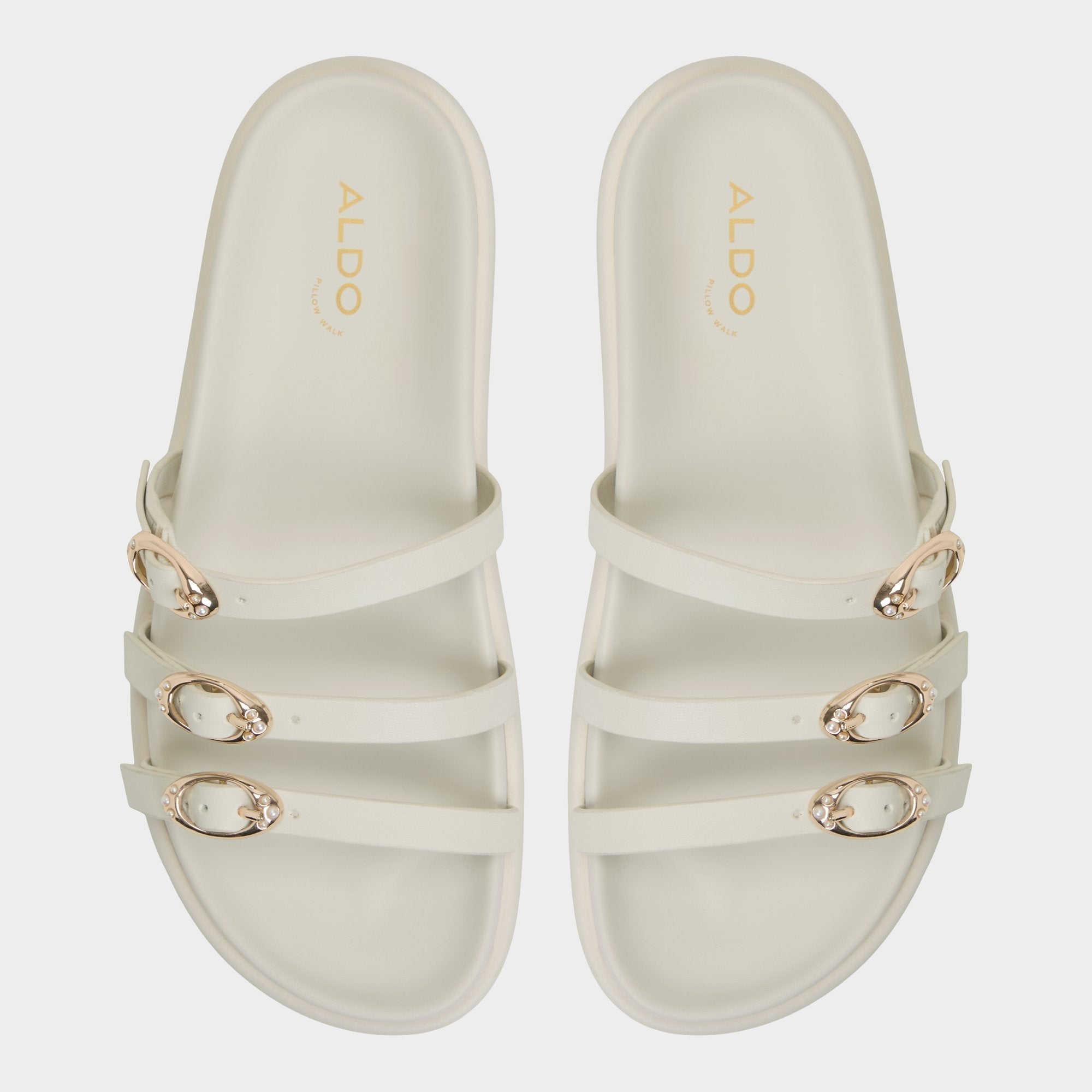 Footbed sandal Zephyra White Women's Footbed sandals - Footbed sandal