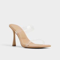 Stiletto heel Evalina Medium Beige Women's Heeled sandals - Strappy heeled sandal