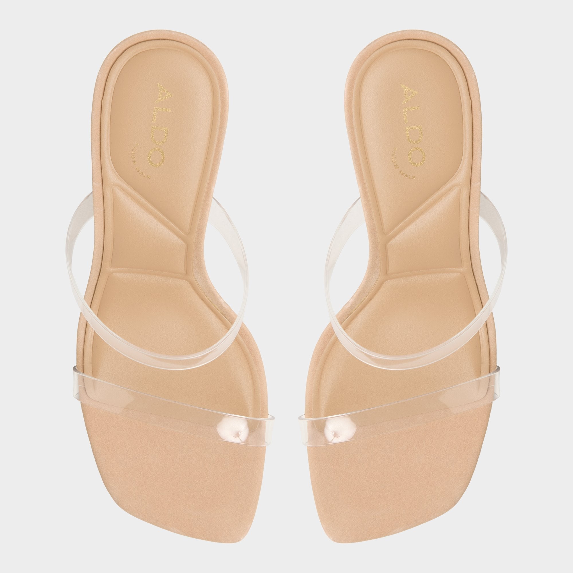 Stiletto heel Evalina Medium Beige Women's Heeled sandals - Strappy heeled sandal