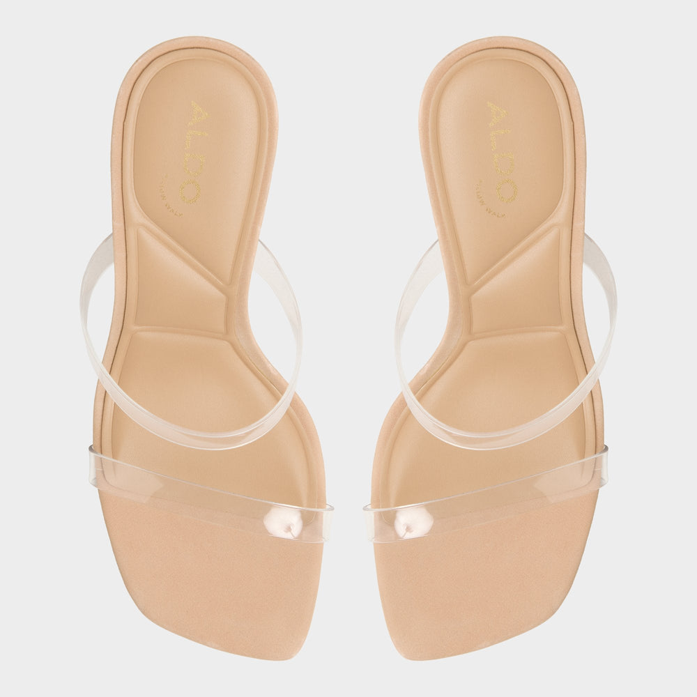 Stiletto heel Evalina Medium Beige Women's Heeled sandals - Strappy heeled sandal