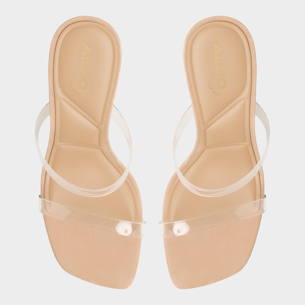 Stiletto heel Evalina Medium Beige Women's Heeled sandals - Strappy heeled sandal