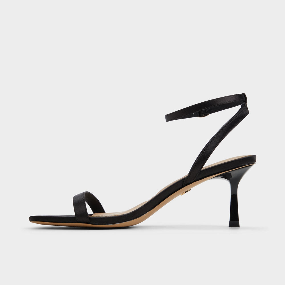 Kirri Black Women's Strappy sandals - Strappy heeled sandal