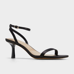 Kirri Black Women's Strappy sandals - Strappy heeled sandal