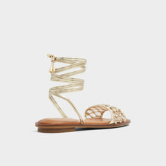 Seazen Gold Women's Flats - Flat sandal