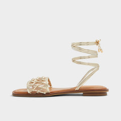 Seazen Gold Women's Flats - Flat sandal