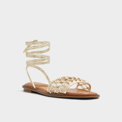 Seazen Gold Women's Flats - Flat sandal
