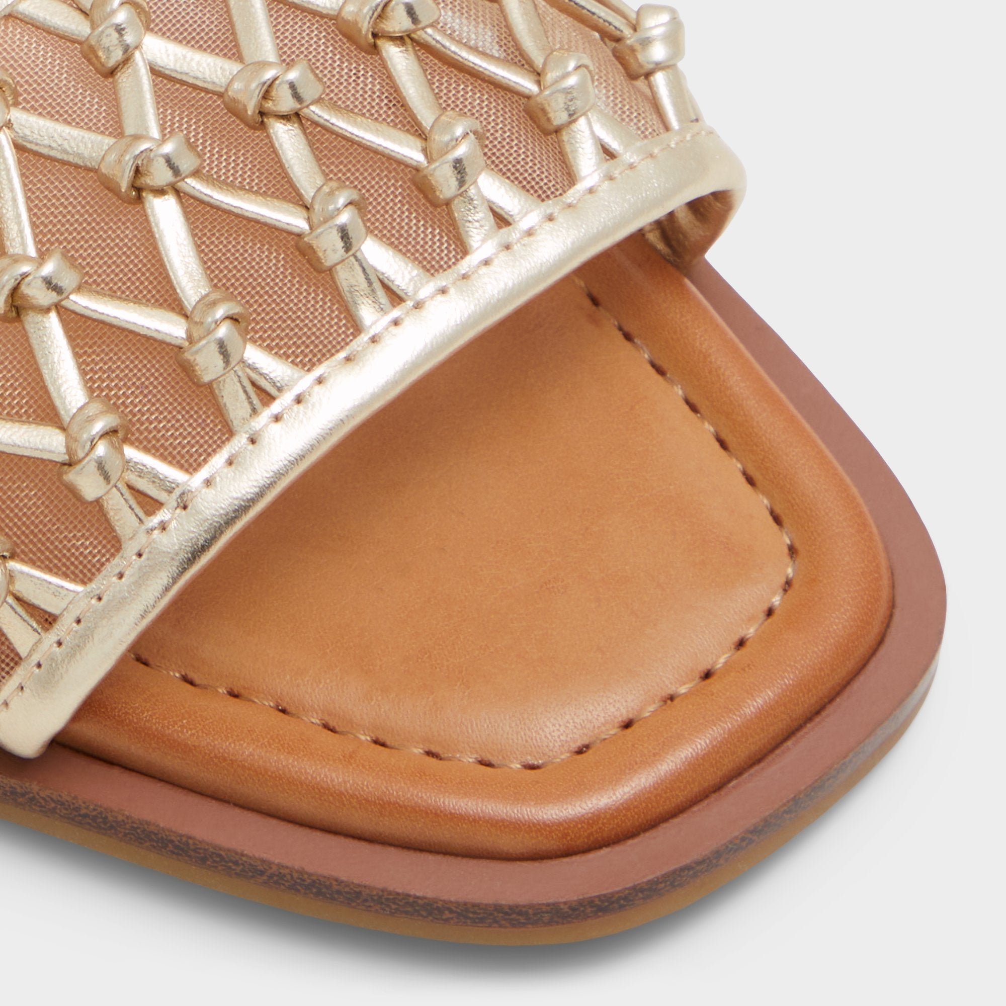 Seazen Gold Women's Flats - Flat sandal