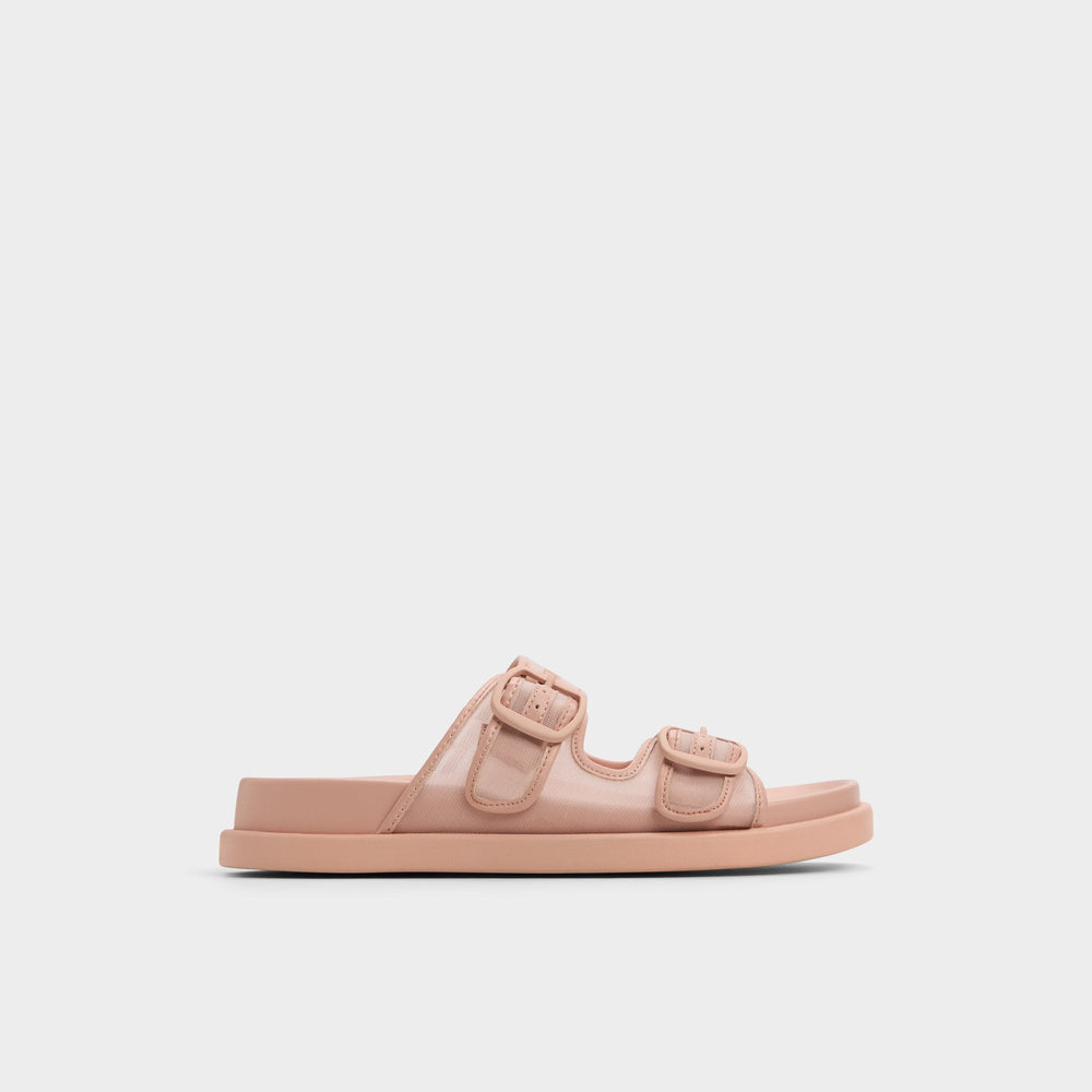 Devanassi Light Pink Women's Footbed sandals -