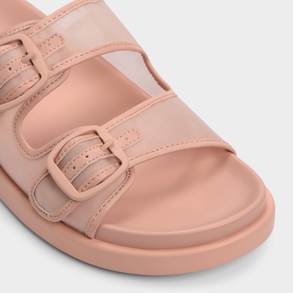 Devanassi Light Pink Women's Footbed sandals -