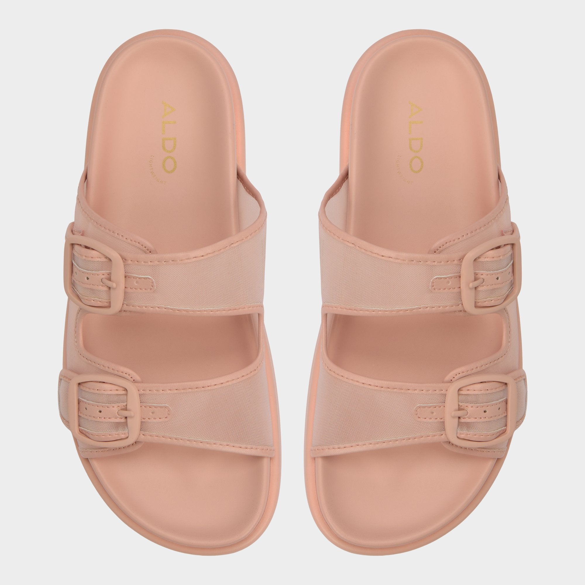 Devanassi Light Pink Women's Footbed sandals -