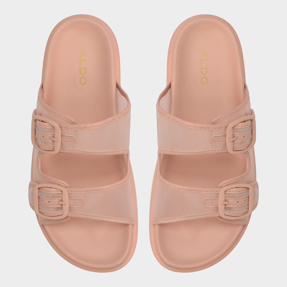 Devanassi Light Pink Women's Footbed sandals -