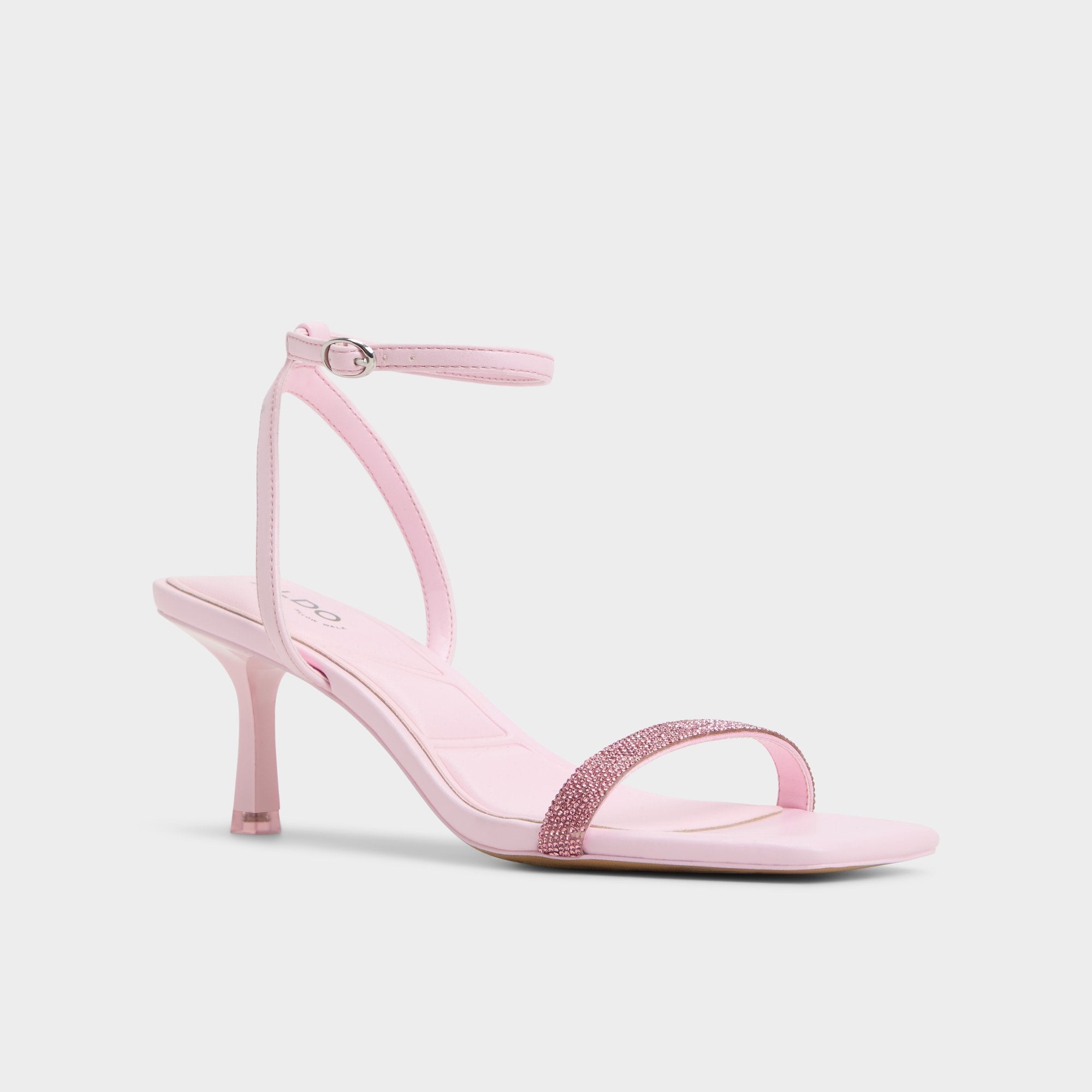 Kirri Light Pink Women's Strappy sandals - Strappy heeled sandal