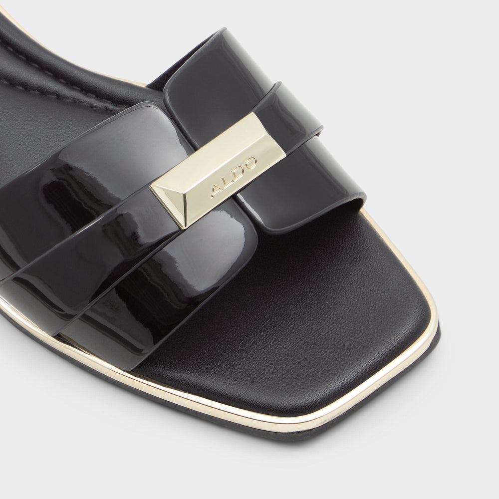 Darine in Xt Black - Slide sandal