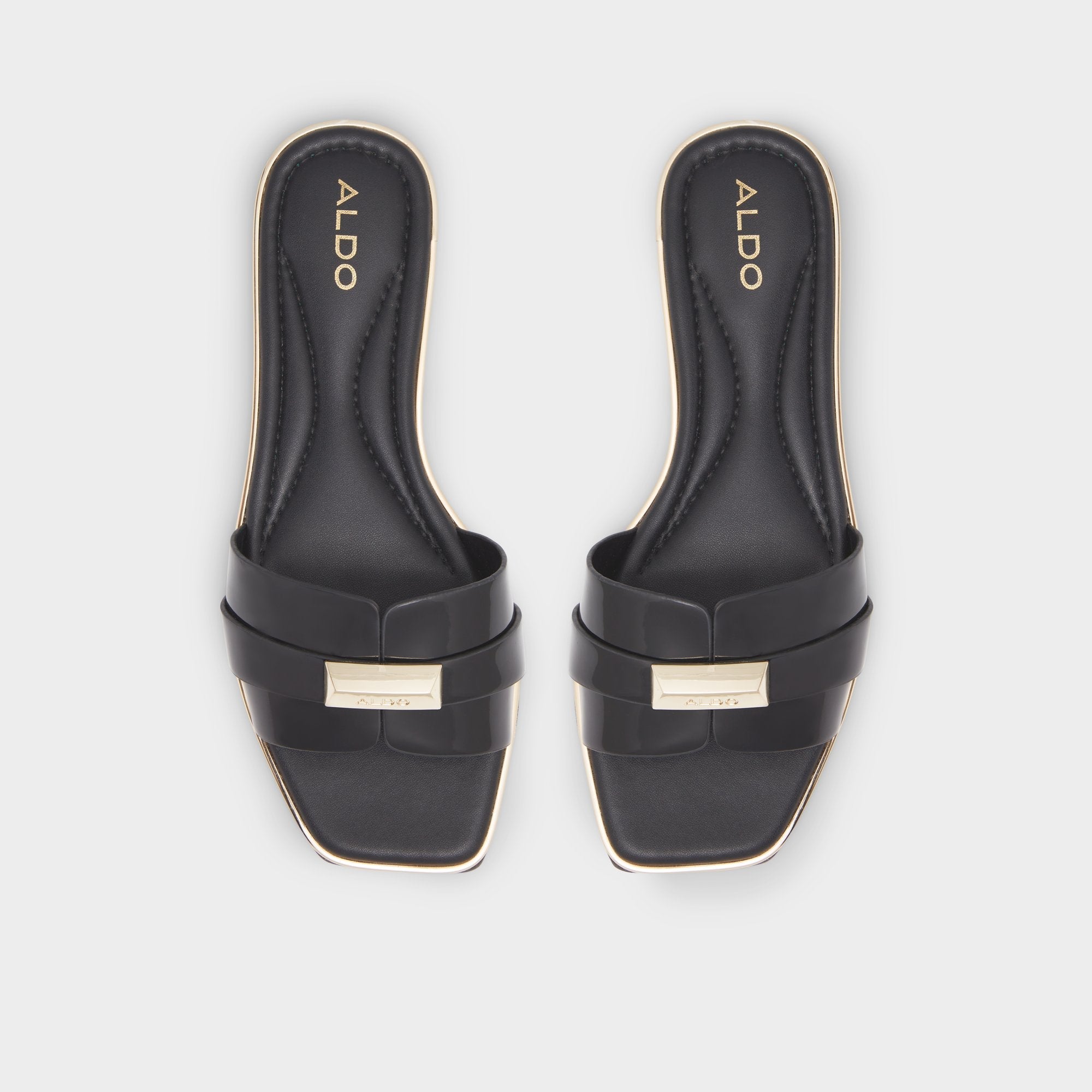Darine in Xt Black - Slide sandal