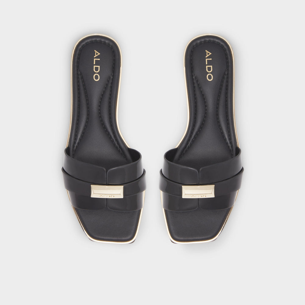 Darine in Xt Black - Slide sandal