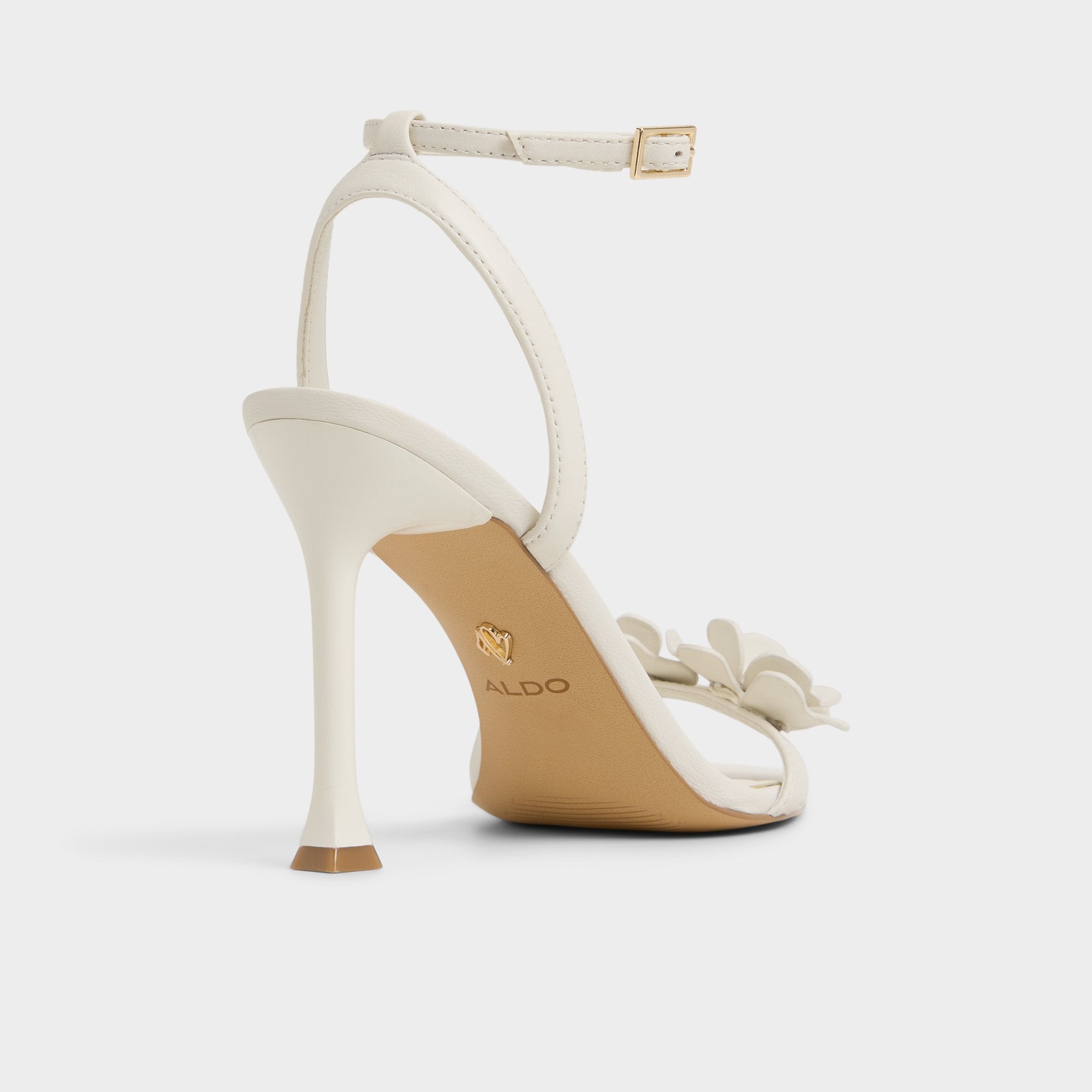 Stiletto heel Daisylily White/Bone Women's Heeled sandals - Strappy heeled sandal