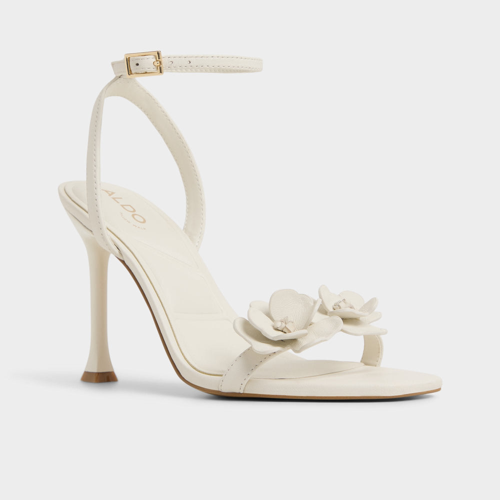 Stiletto heel Daisylily White/Bone Women's Heeled sandals - Strappy heeled sandal