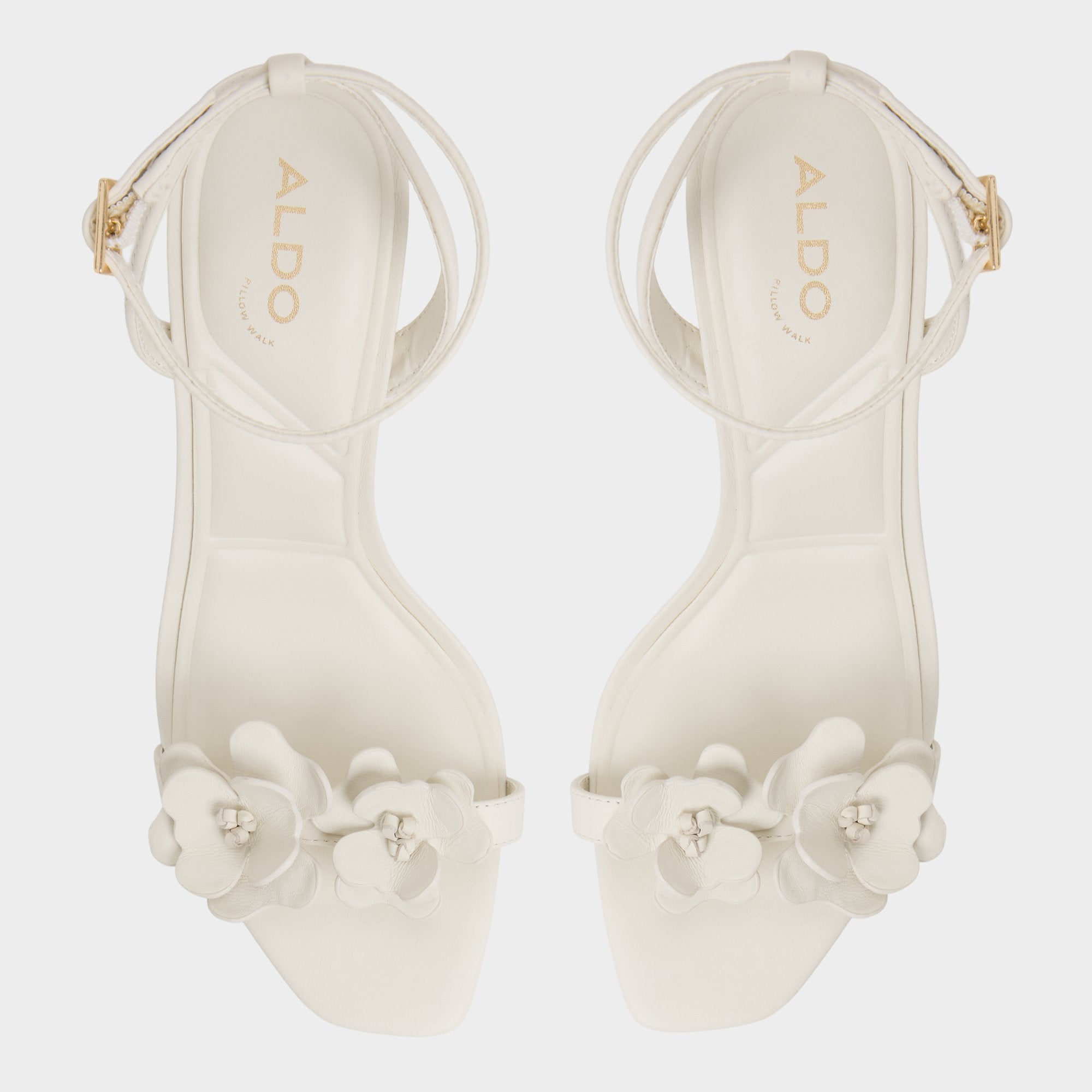 Stiletto heel Daisylily White/Bone Women's Heeled sandals - Strappy heeled sandal