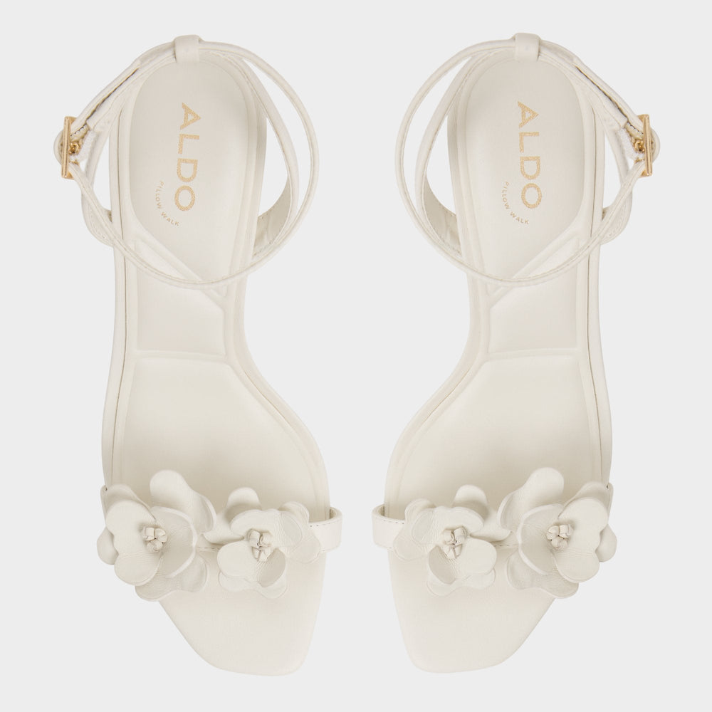 Stiletto heel Daisylily White/Bone Women's Heeled sandals - Strappy heeled sandal