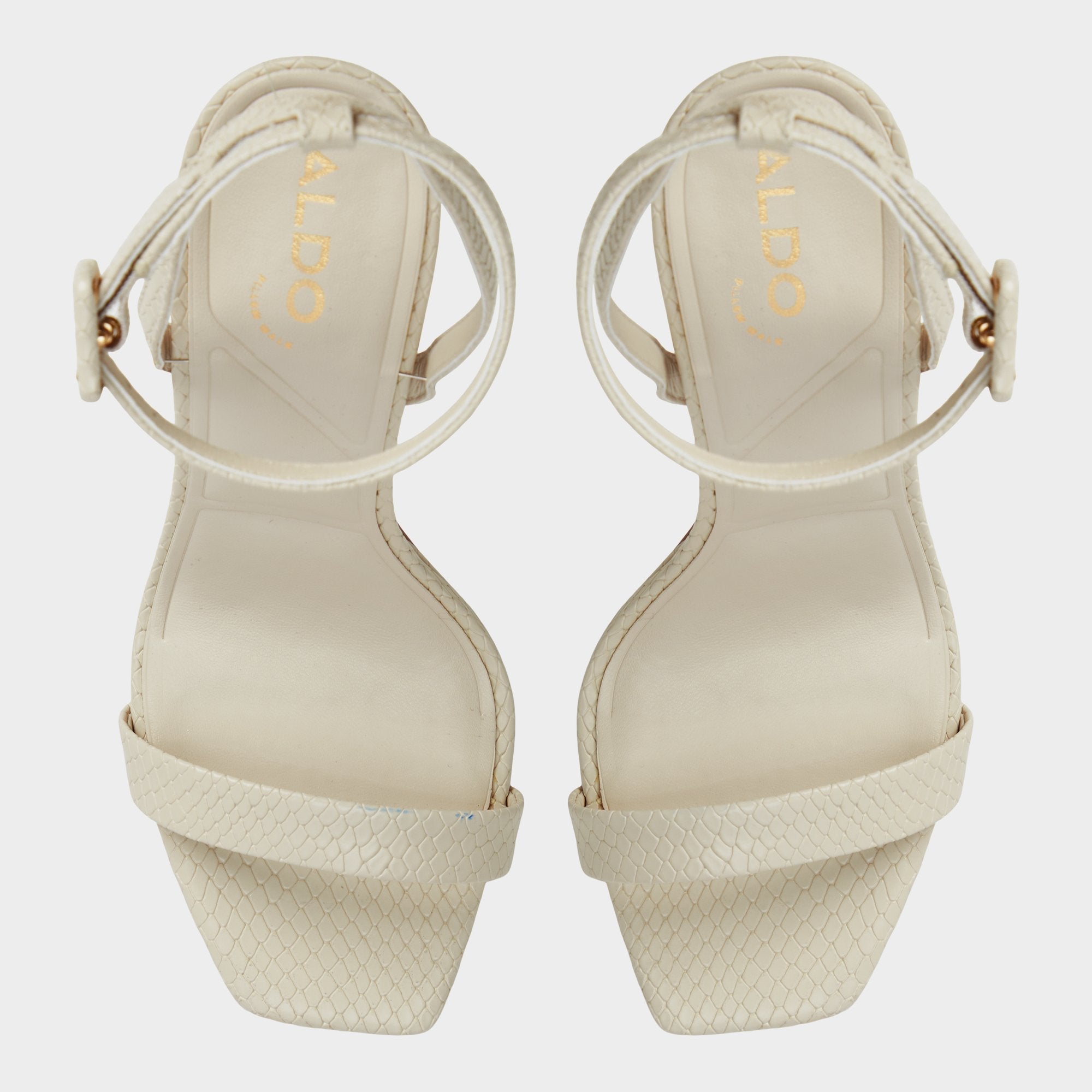 Kaathy Light Brown Women's Strappy Heels - Strappy heeled sandal