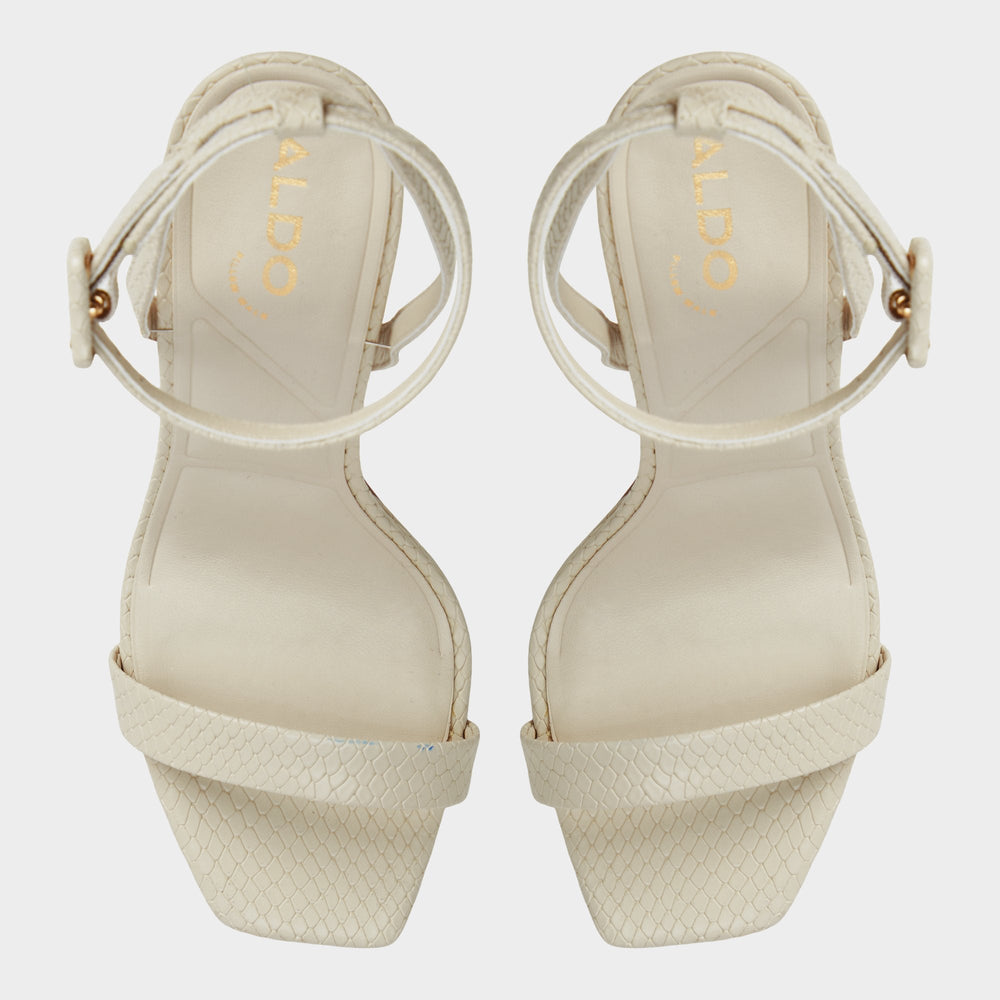 Kaathy Light Brown Women's Strappy Heels - Strappy heeled sandal