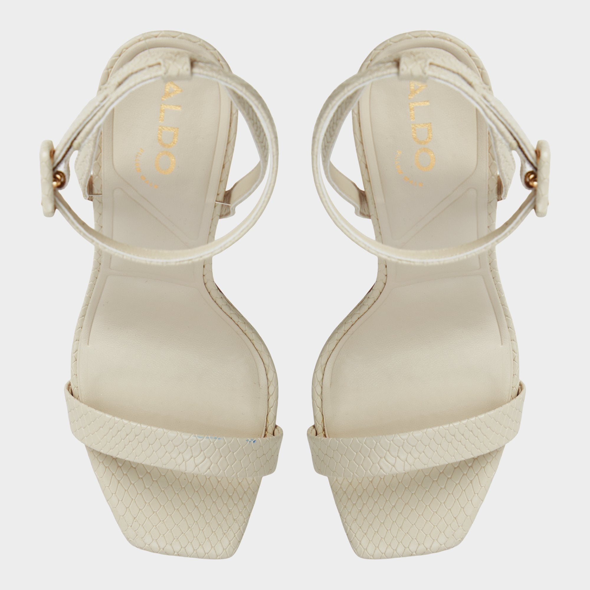 Kaathy Light Brown Women's Strappy Heels - Strappy heeled sandal