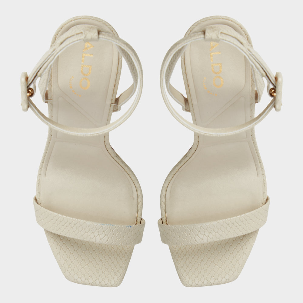 Kaathy Light Brown Women's Strappy Heels - Strappy heeled sandal