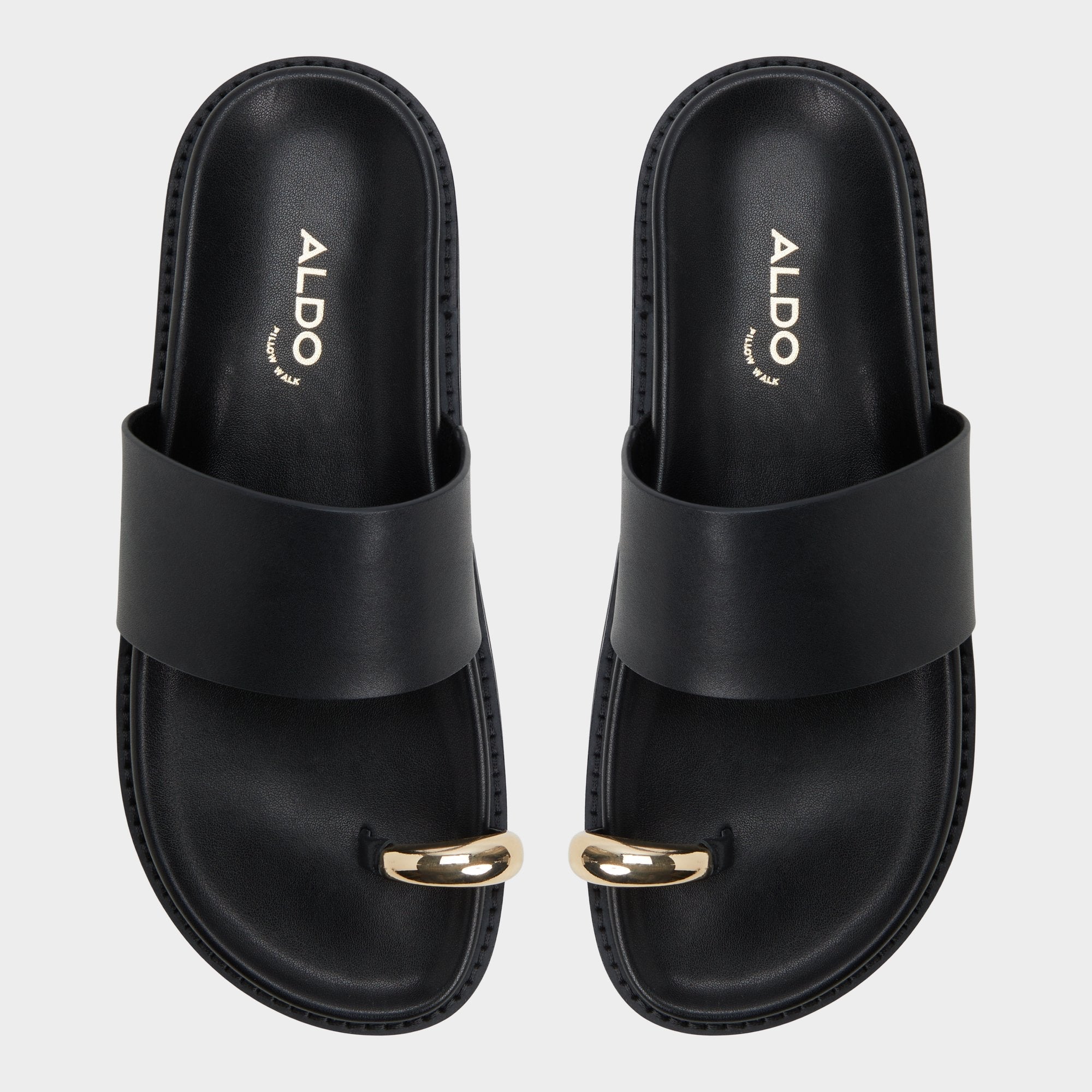 Beachstroll Black Women's Footbed sandals - Footbed sandal Footbed sandal