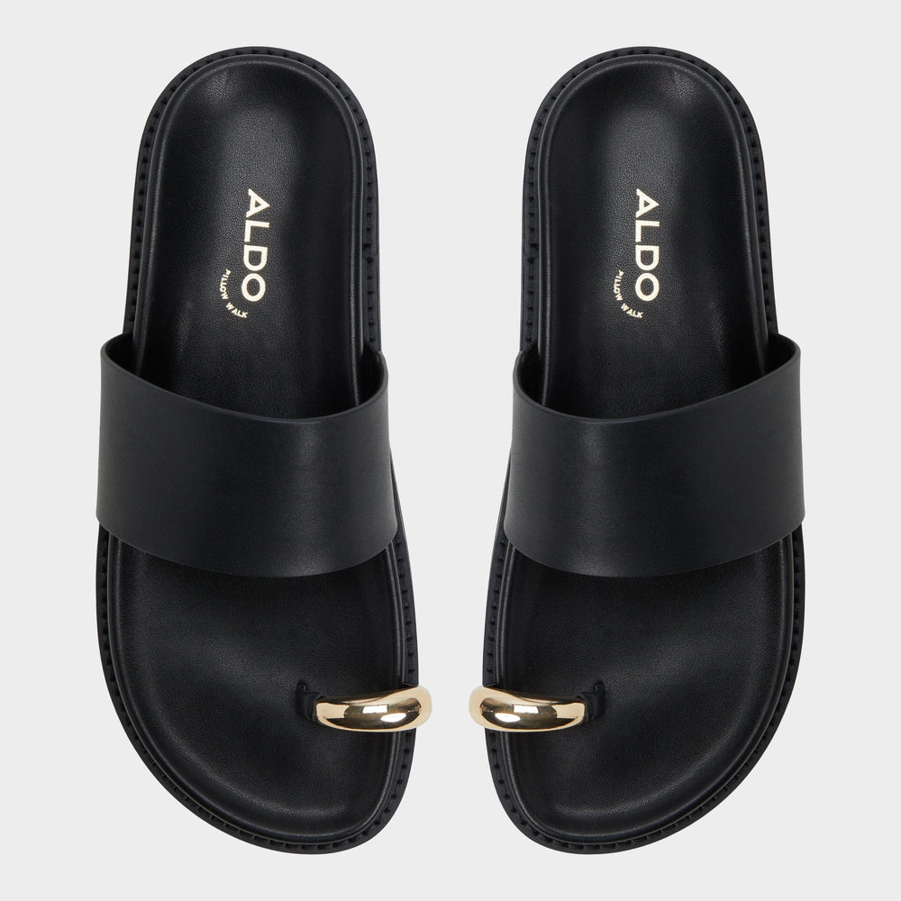 Beachstroll Black Women's Footbed sandals - Footbed sandal Footbed sandal