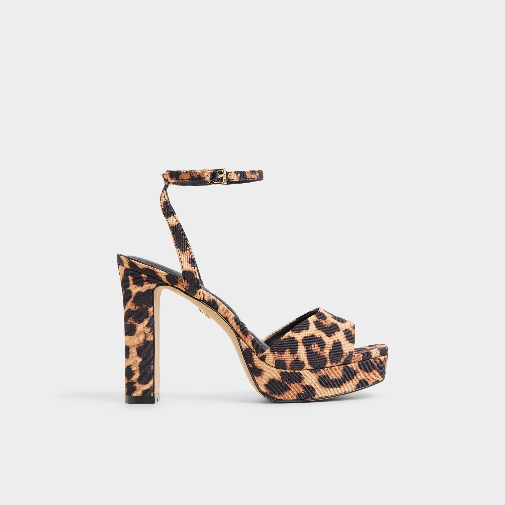 Platform Chicgleam Brown Multi Women's Strappy sandals - Strappy heeled sandal