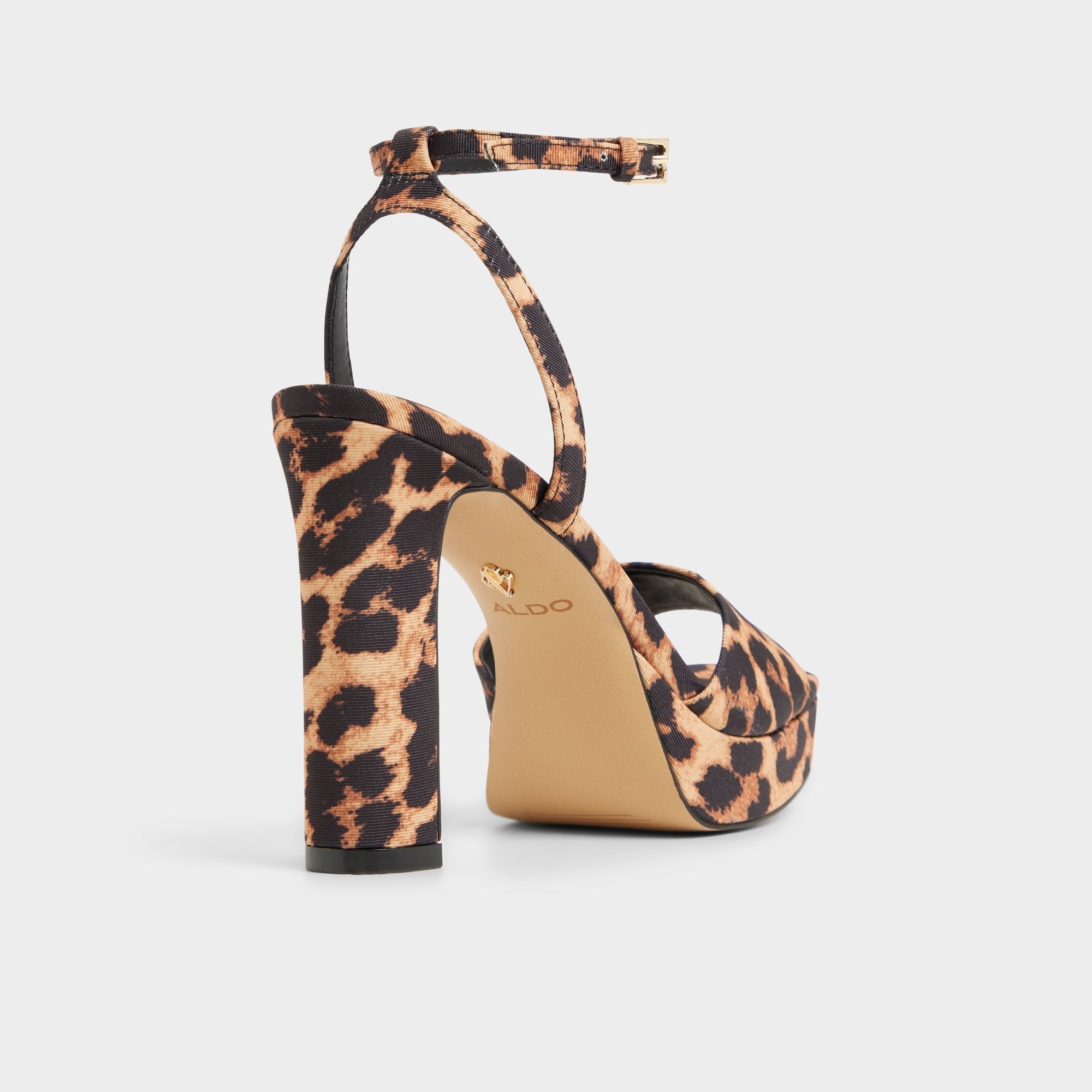 Platform Chicgleam Brown Multi Women's Strappy sandals - Strappy heeled sandal