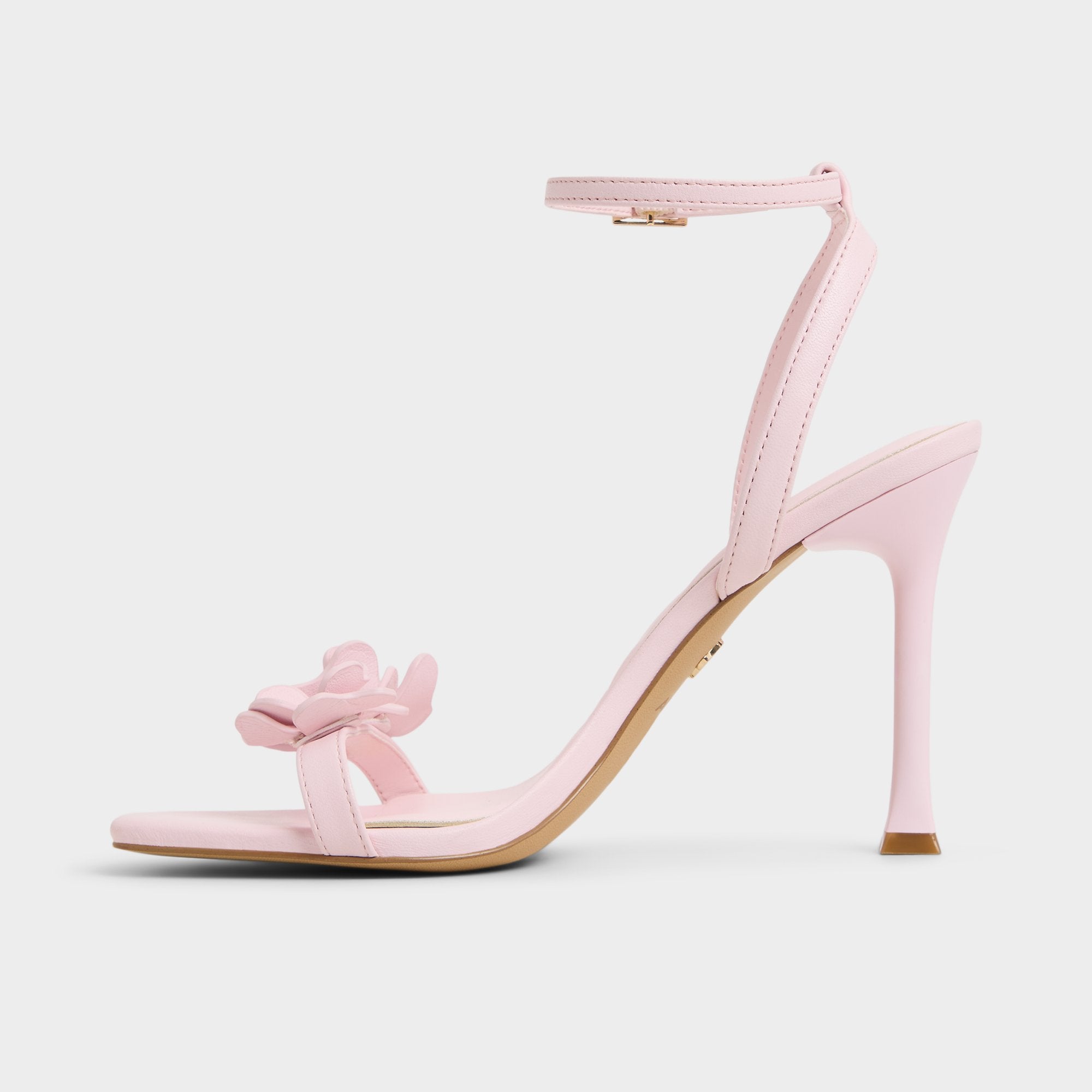 Stiletto heel Daisylily Light Pink Women's Heeled sandals - Strappy heeled sandal