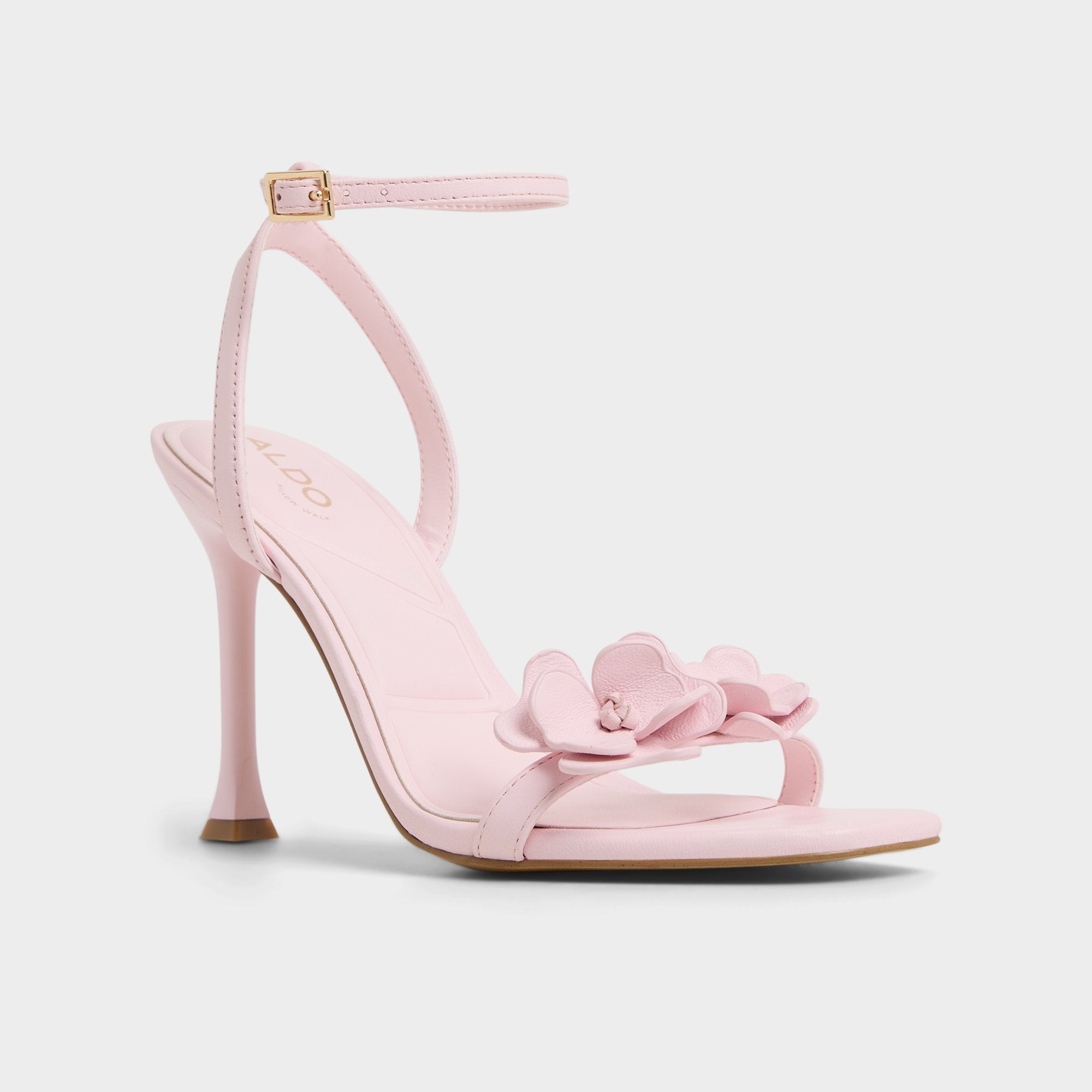 Stiletto heel Daisylily Light Pink Women's Heeled sandals - Strappy heeled sandal