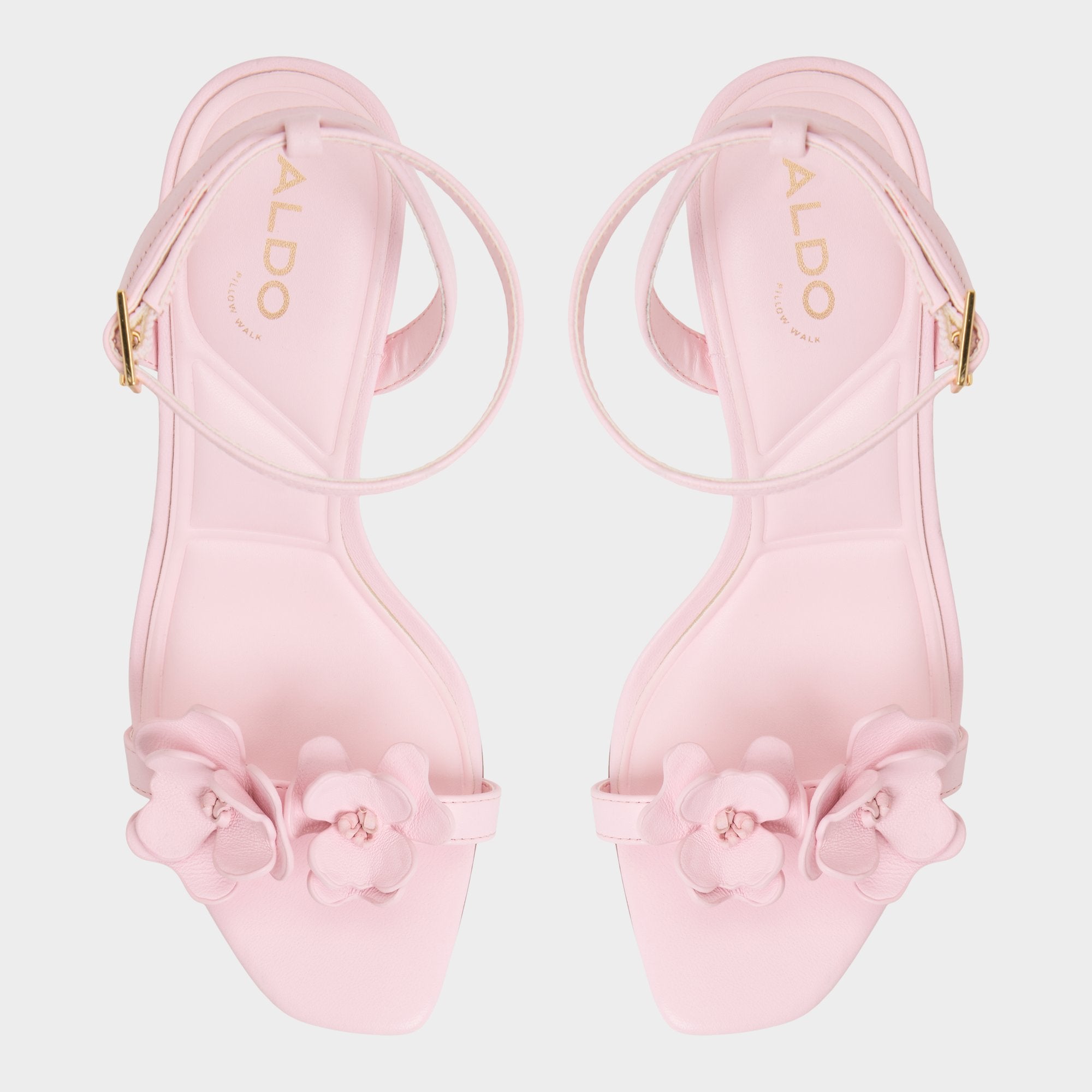 Stiletto heel Daisylily Light Pink Women's Heeled sandals - Strappy heeled sandal