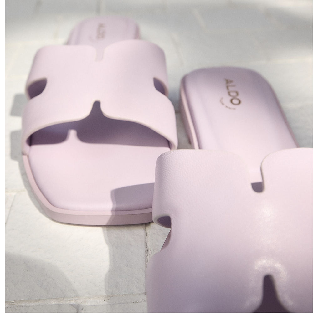 Itsandal Light Purple Women's Flats - Slide sandal