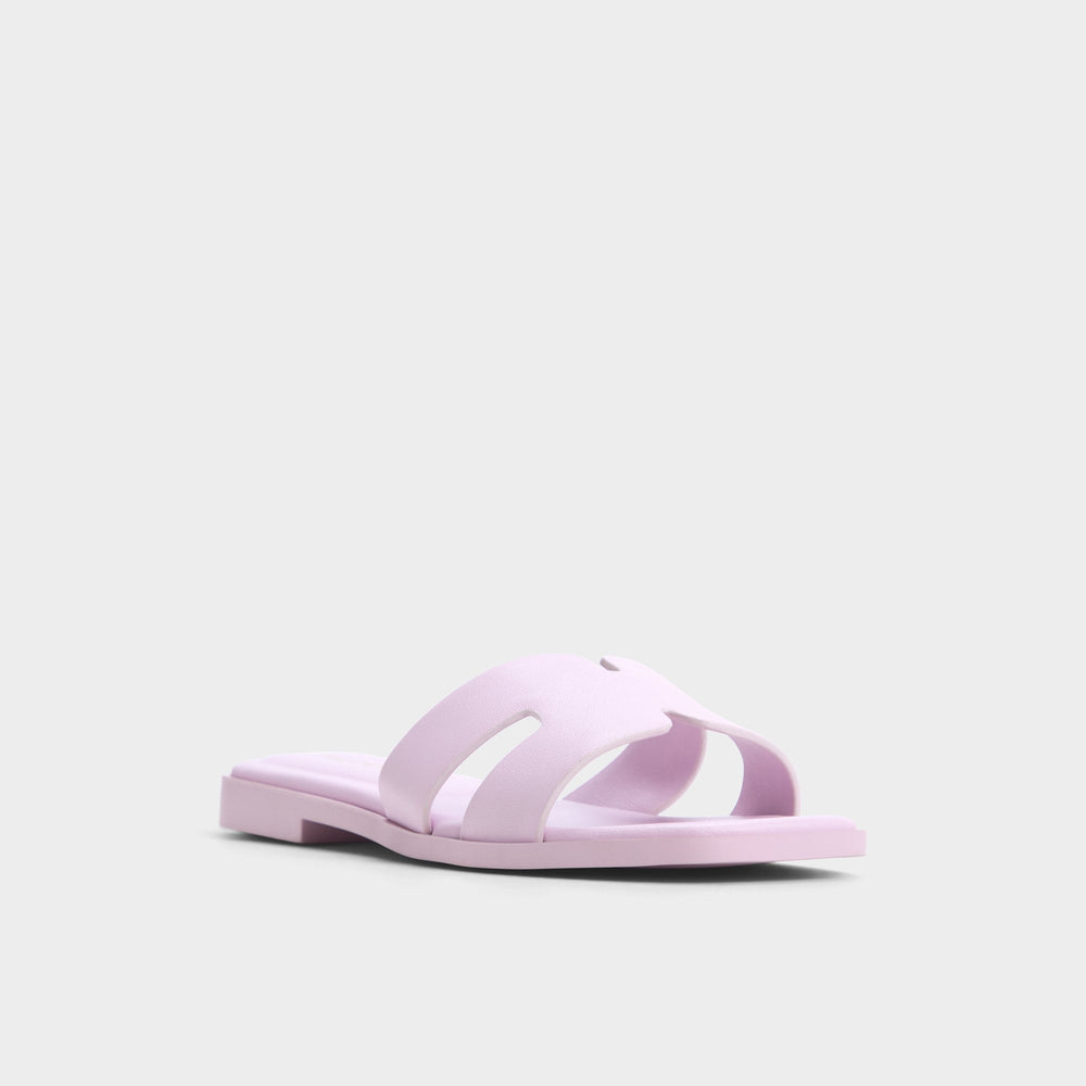 Itsandal Light Purple Women's Flats - Slide sandal