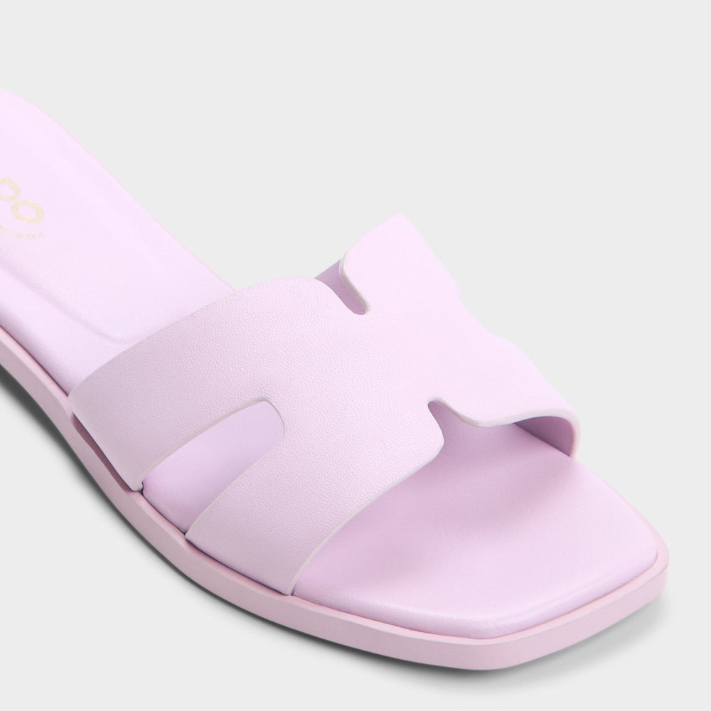Itsandal Light Purple Women's Flats - Slide sandal