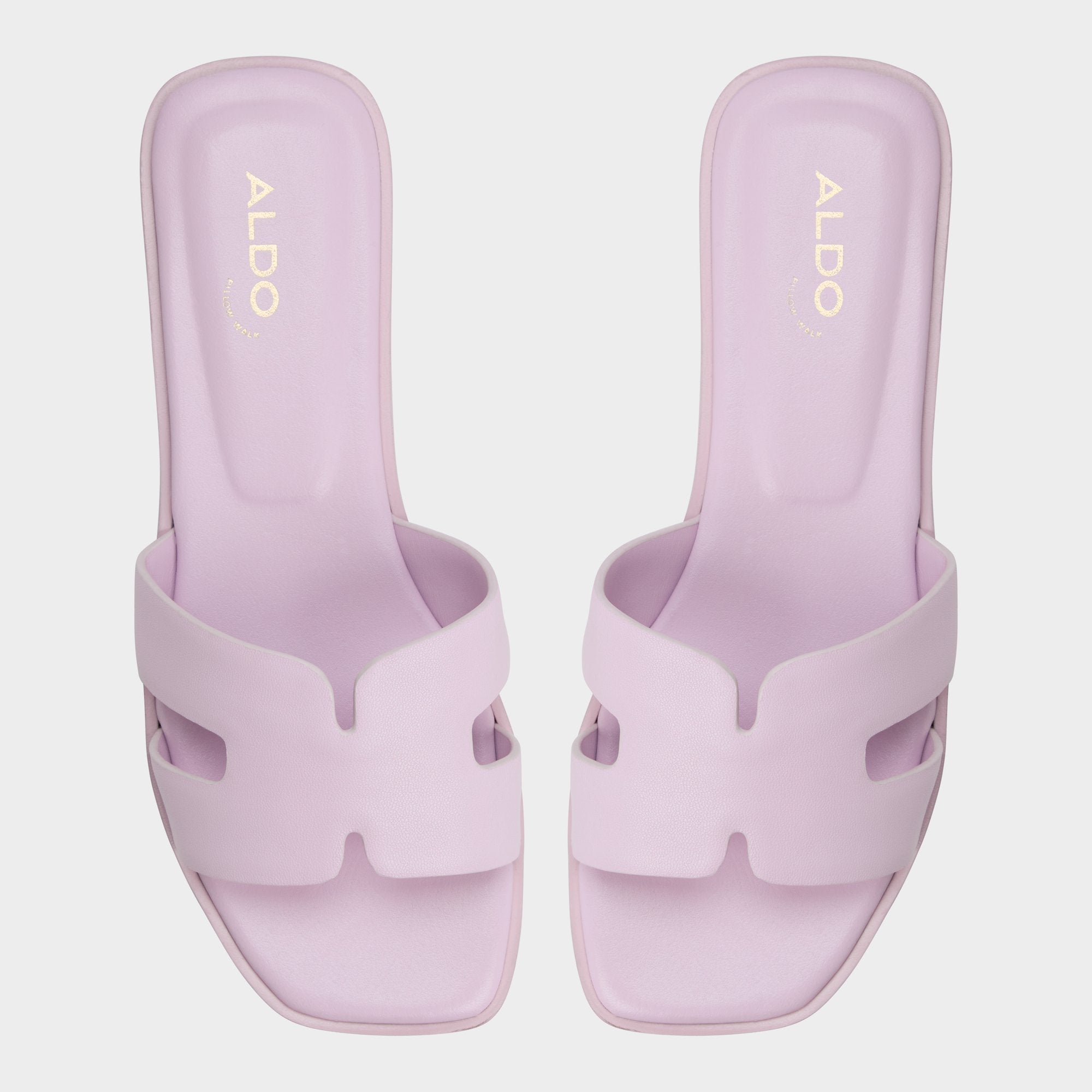 Itsandal Light Purple Women's Flats - Slide sandal