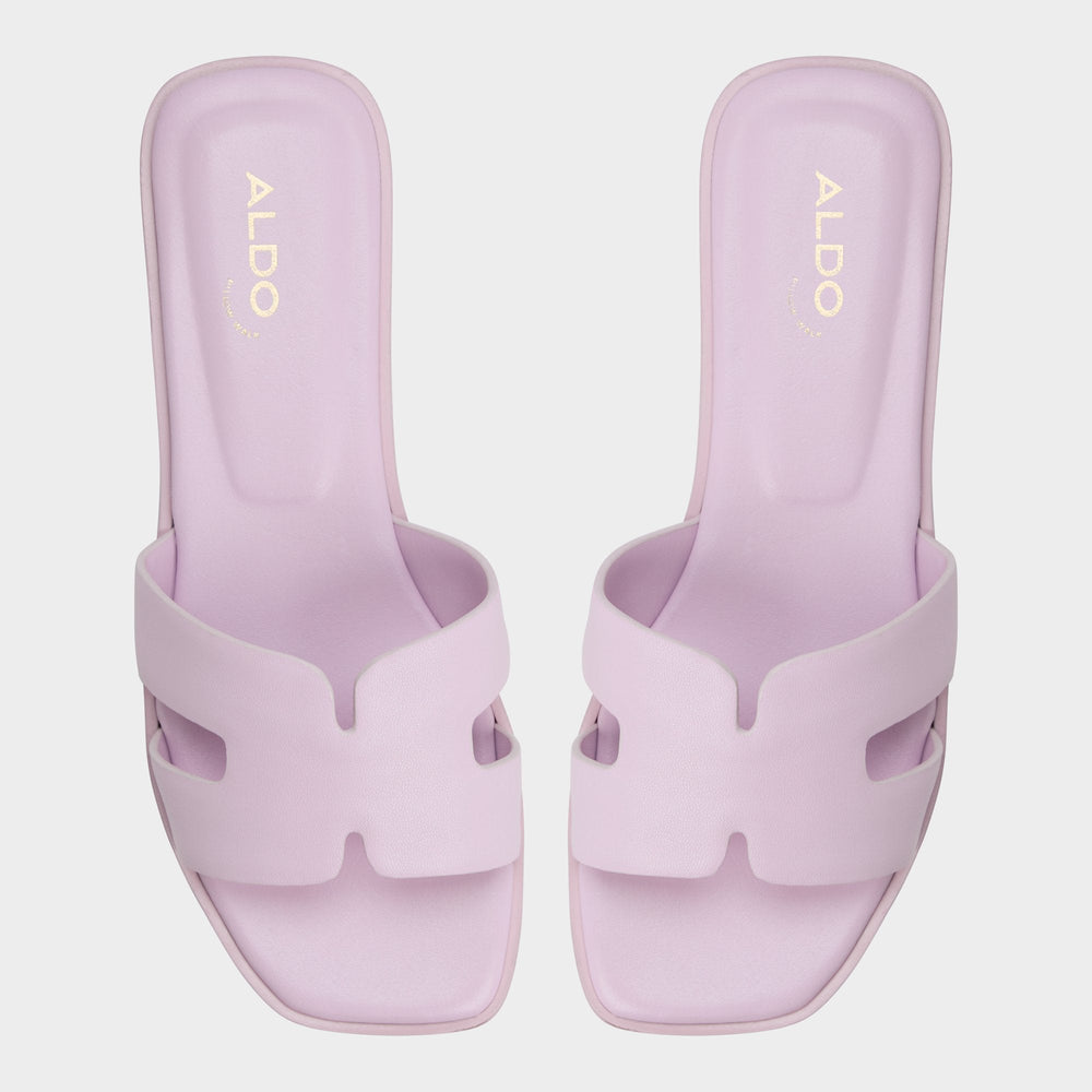 Itsandal Light Purple Women's Flats - Slide sandal