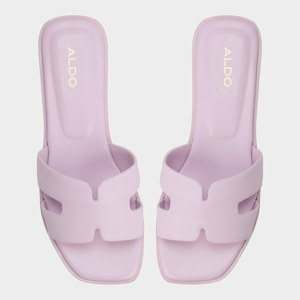 Itsandal Light Purple Women's Flats - Slide sandal