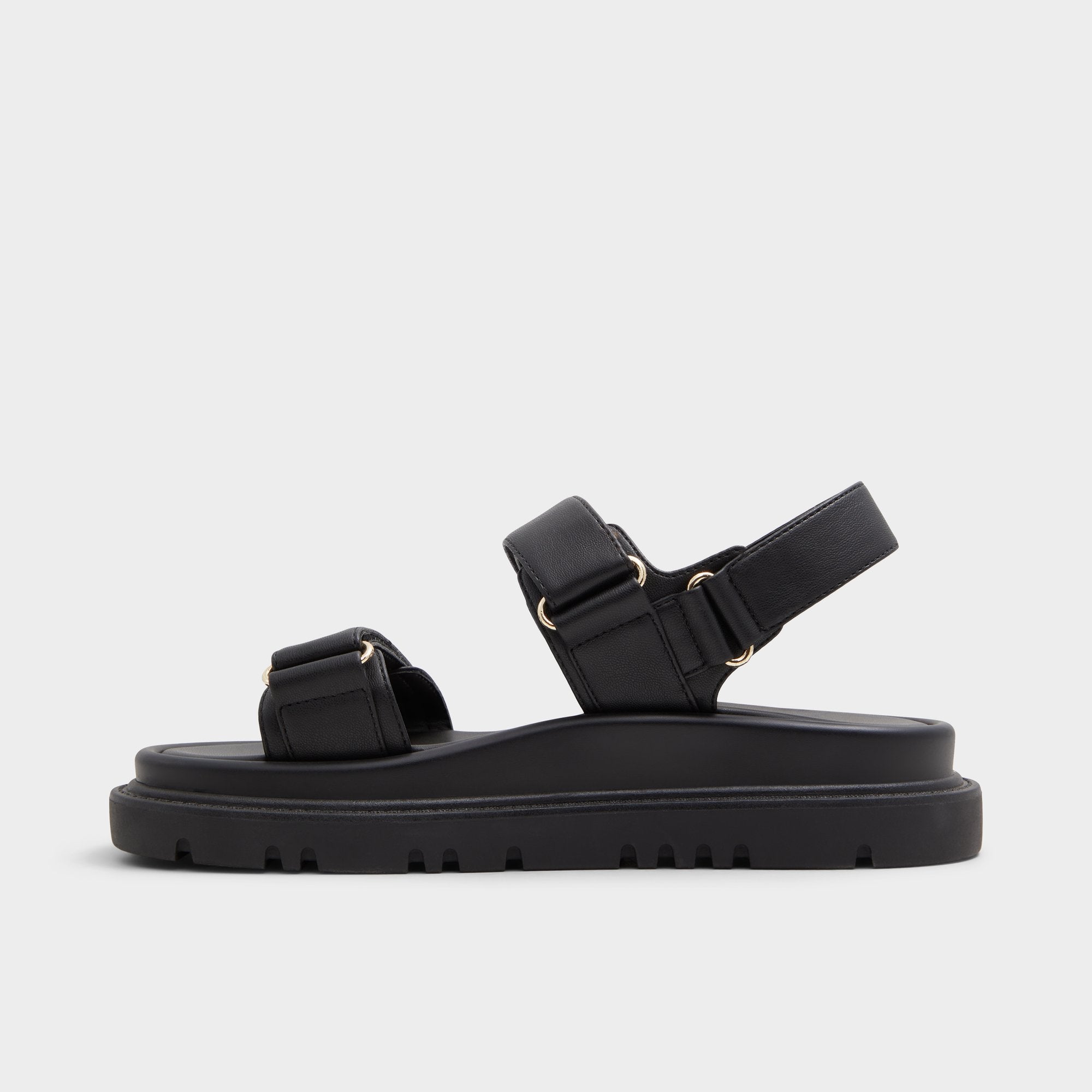 Footbed sandal Linette Black Women's Footbed sandals - Footbed sandal
