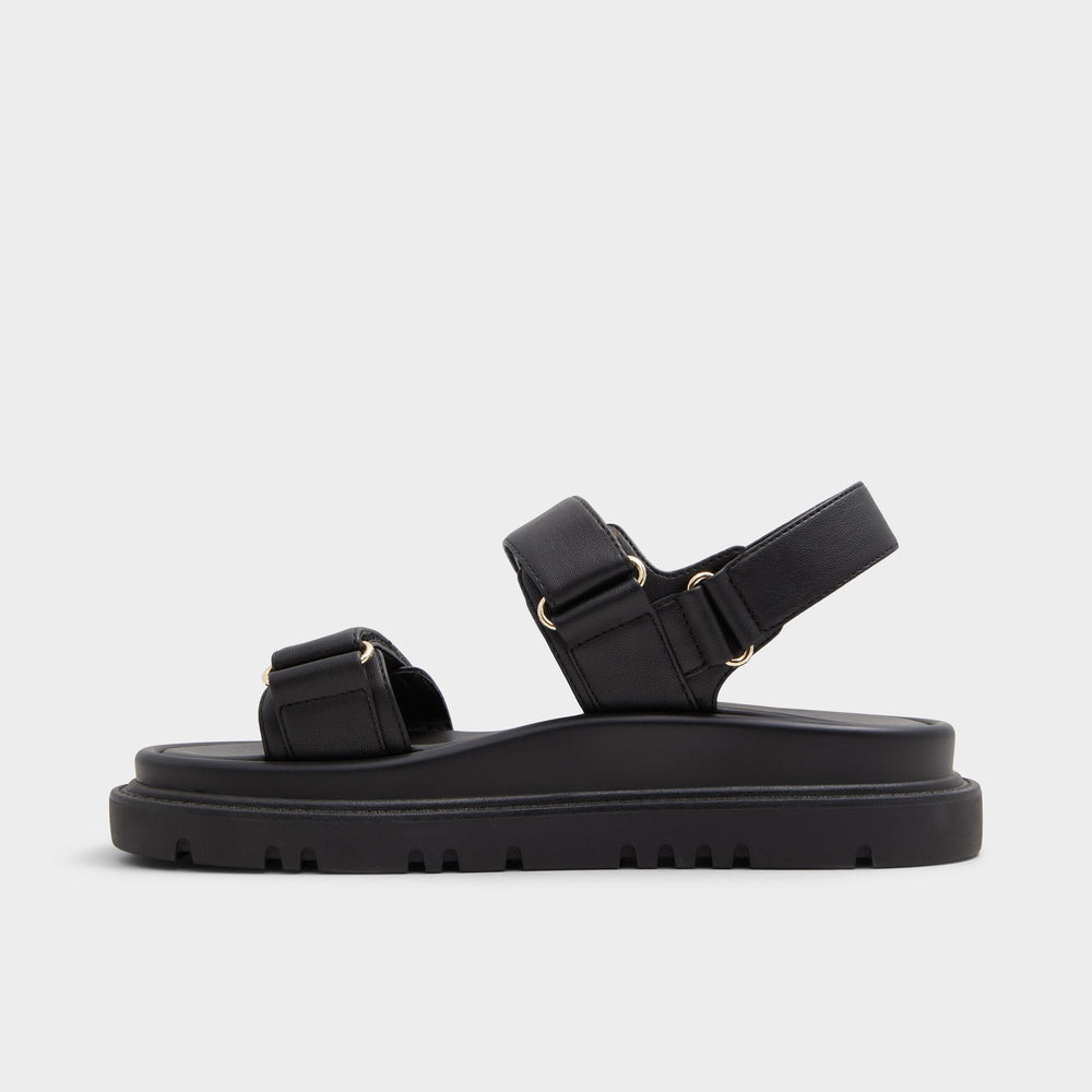 Footbed sandal Linette Black Women's Footbed sandals - Footbed sandal