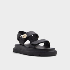 Footbed sandal Linette Black Women's Footbed sandals - Footbed sandal