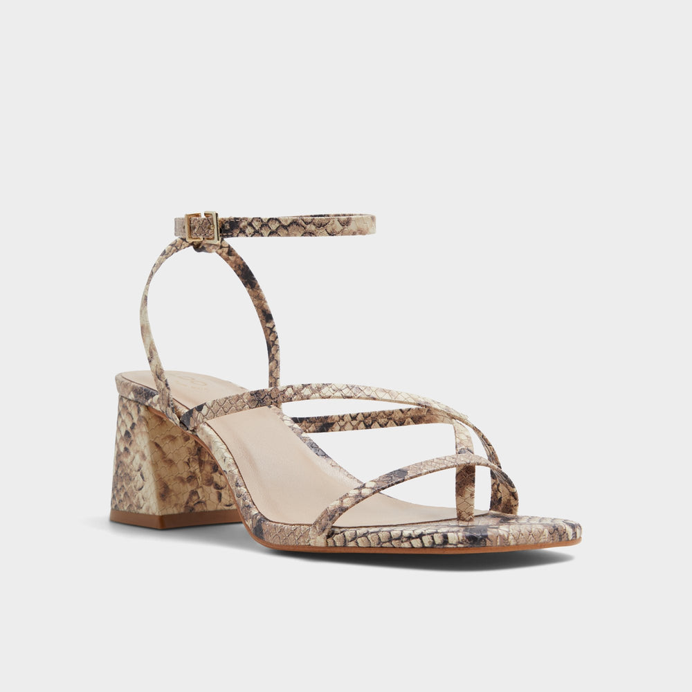 Block heel Adrauder in Brown Overflow 13801090 - Strappy block heeled sandal