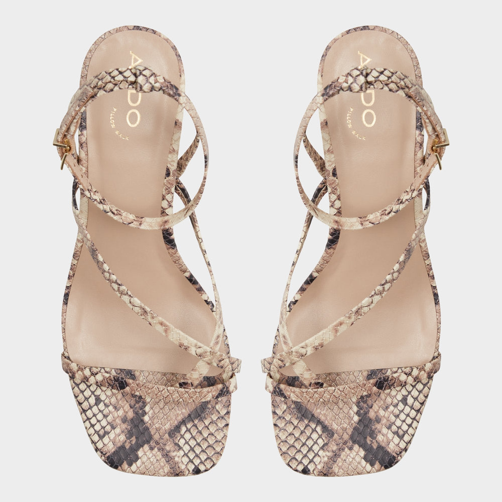 Block heel Adrauder in Brown Overflow 13801090 - Strappy block heeled sandal