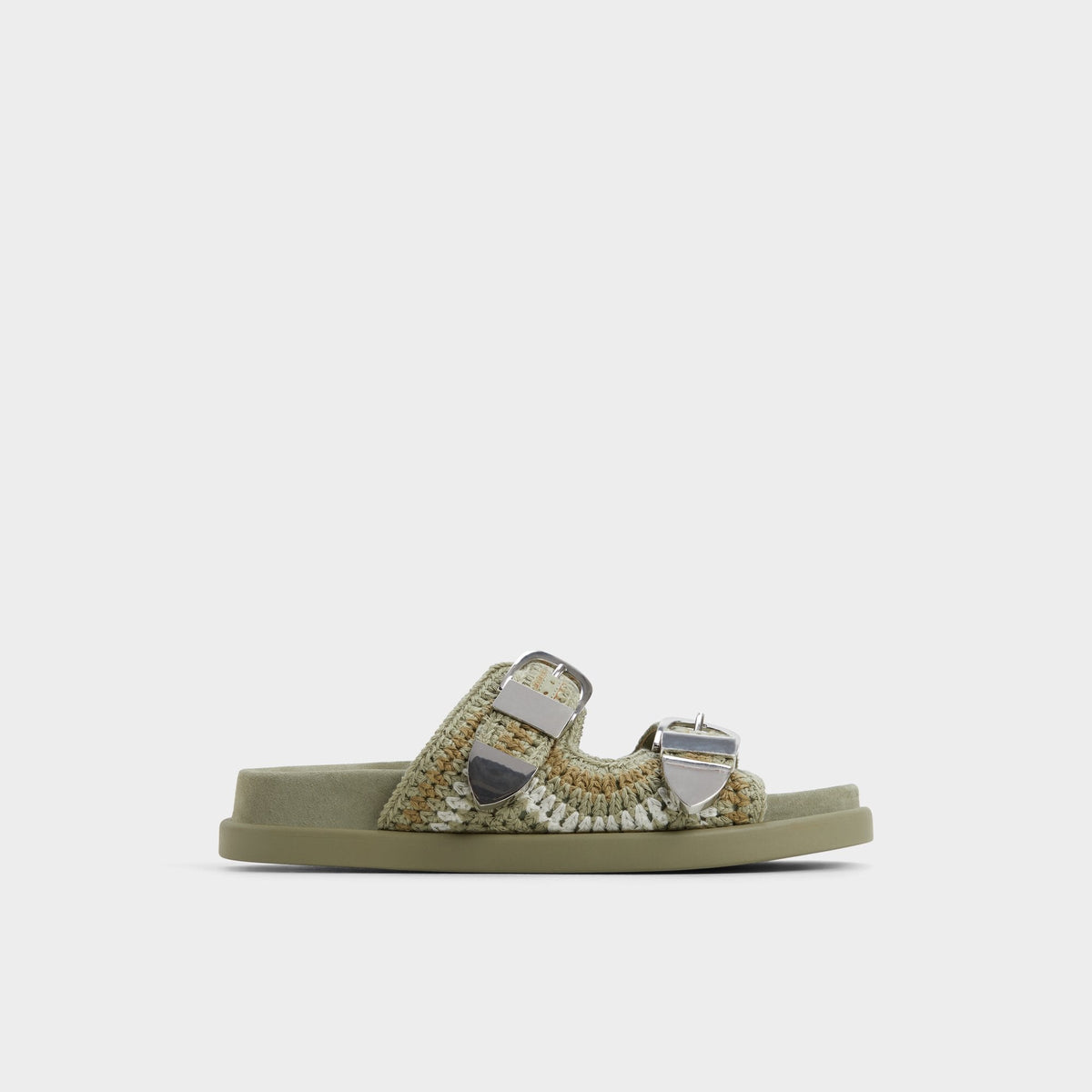 Bohodream Khaki Women's Footbed sandals - Footbed sandal